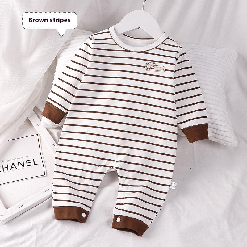 Discover the Charm of Autumn with Our Pure Cotton Baby Rompers Pajamas